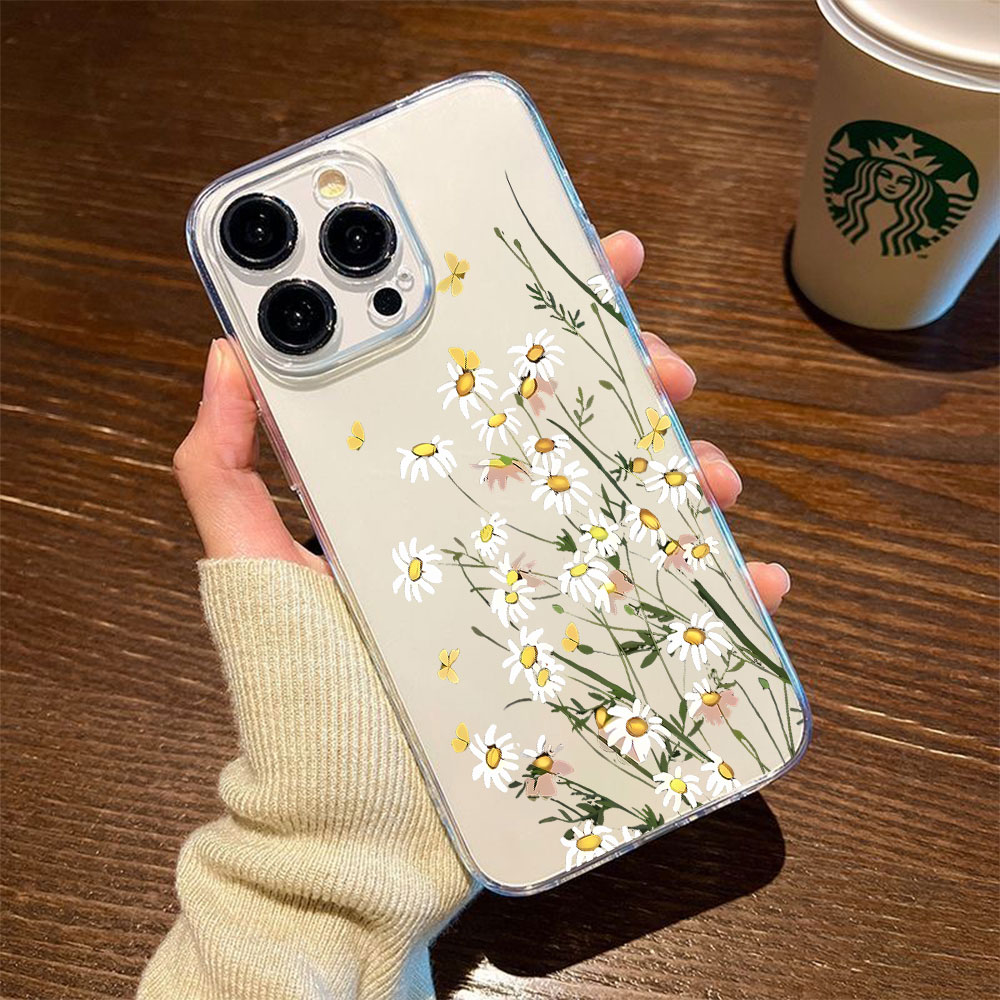Apple Iphone 15 - Casing HP Daisy Baru Untuk iPhone