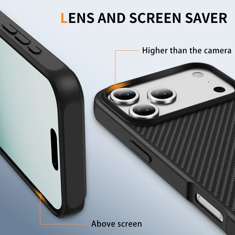 Casing Tekstur Serat Karbon Me - Apple Iphone 15 Pro Max ulasan dan harga