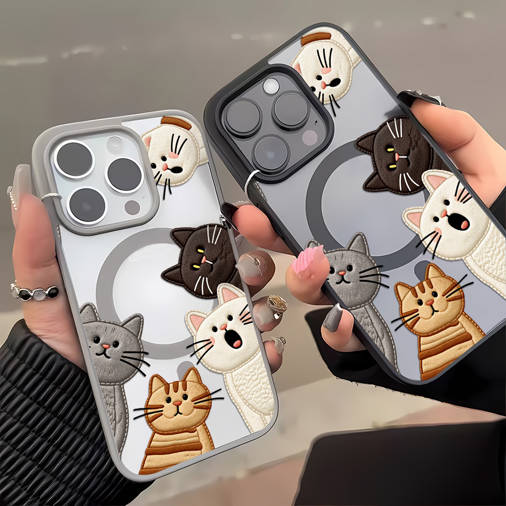 Casing HP Kucing Bordir Imitas - Apple Iphone 15 ulasan dan harga